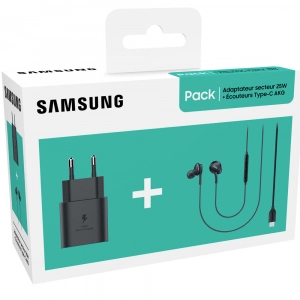 Adaptateur chargeur secteur ultra rapide USB-C (25W) - Samsung EP