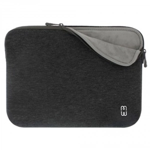 Pochette zippée MacBook Pro 15 pouces gris anthractite - mousse protectrice