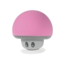 BTCHAMPIGNONROSE - Mini enceinte Champignon rose bluetooth avec ventouse