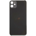 CACHE-IP11NOIR - Vitre arrière (dos) iPhone 11 coloris noir en verre