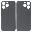 CACHE-IP14PMAXNOIR - Vitre arrière (dos) iPhone 14 PRO MAX coloris Noir Sidéral en verre