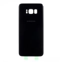 CACHE-S8NOIR - Face arrière vitre du dos noir Samsung Galaxy S8 SM-G950