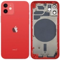 CHASSVIDE-IP12MINIROUGE - Châssis complet avec nappes iPhone 12 Mini coloris rouge