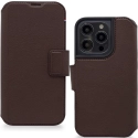 DECODED-D23IPO14MDW5CHB - Etui Decoded Premium Phone 14 Pro Max en cuir marron foncé