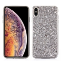 GLITTER-IPXSMAXGRIS - Coque iPhone XS-Max avec paillettes coloris gris