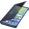 HUAWEI-VIEWMATE20BLEU - Huawei Mate 20 Etui latéral SmartView avec fenêtre coloris bleu