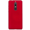 NILLKFROSTNOKIA51ROUGE - Coque robuste Nillkin Frosted pour Nokia 5.1 texturée rouge