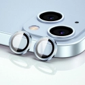 RINGLENS-IP15BLEU - Vitre protection appareil photo iPhone 15 / 15 Plus verre avec anneau aluminium bleu