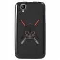 TPU1GOADARKVA - Coque souple pour Wiko Goa avec impression Motifs Dark et sabres lasers