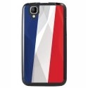 TPU1GOADRAPFRANCE - Coque Souple en gel noir pour Wiko Goa avec impression Motifs drapeau de la France