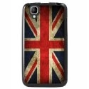 TPU1GOADRAPUKVINTAGE - Coque Souple en gel noir pour Wiko Goa avec impression Motifs drapeau UK vintage