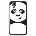 TPU1GOAPANDA - Coque Souple en gel noir pour Wiko Goa avec impression Motifs panda