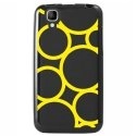 TPU1GOARONDSJAUNES - Coque souple pour Wiko Goa avec impression Motifs ronds jaunes