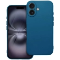 TPUMAT-IP16BLEU - Coque souple en gel TPU pour iPhone 16 coloris bleu