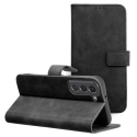 WALLTENDER-A54NOIR - Etui type portefeuille Tender Galaxy A54(5G) noir avec rabat latéral fonction stand