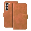 WALLTENDER-S25ULTRACAMEL - Etui type portefeuille Galaxy S25 Ultra camel avec rabat latéral fonction stand