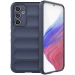 IX008-A54BLEUFONCE - Coque Galaxy A54(5G) antichoc relief texturé coloris bleu foncé