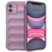 IX008-IP11LAVANDE - Coque iPhone 11 antichoc relief texturé coloris lavande