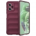 IX008-NOTE125GPRUNE - Coque Redmi Note 12(5G) antichoc relief texturé coloris prune