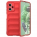 IX008-NOTE125GROUGE - Coque Redmi Note 12(5G) antichoc relief texturé coloris rouge