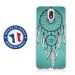 TPU0NOKIA31REVEBLEU - Coque souple pour Nokia 3-1 avec impression Motifs attrape rêve sur fond bleu