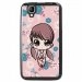 TPU1GOAPETITEFILLE - Coque souple pour Wiko Goa avec impression Motifs petite fille manga