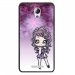 TPU1LENOVOBMANGAVIOLETTA - Coque souple pour Lenovo B avec impression Motifs manga fille violetta