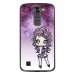 TPU1LGK7MANGAVIOLETTA - Coque souple pour LG K7 avec impression Motifs manga fille violetta