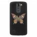 TPU1LGK7PAPILLONSEUL - Coque souple pour LG K7 avec impression Motifs papillon psychédélique