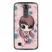 TPU1LGK7PETITEFILLE - Coque souple pour LG K7 avec impression Motifs petite fille manga